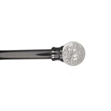 Versailles Lexington LX06 Bubble Finial Rod Set - Pewter/Silver