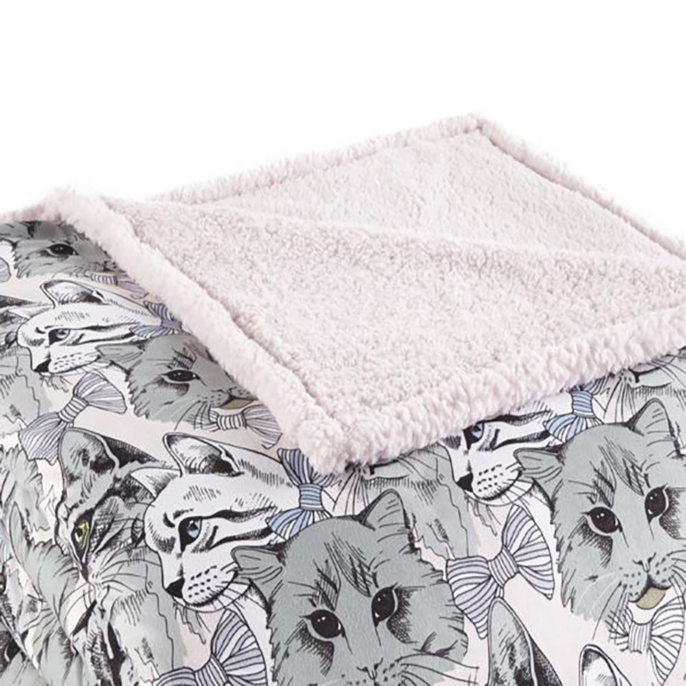 Shavel Micro Flannel High Quality Reversible Solid Patterned Luxuriously Super Soft, Comfortable & Warm Sherpa Blanket