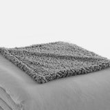 Shavel Micro Flannel High Quality Reversible Solid Patterned Luxuriously Super Soft, Comfortable & Warm Sherpa Blanket