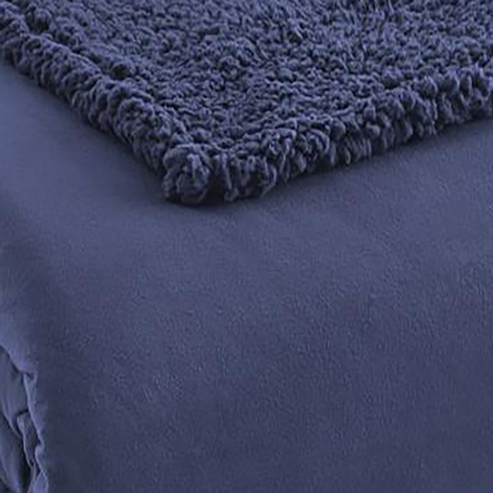 Shavel Micro Flannel High Quality Reversible Solid Patterned Luxuriously Super Soft, Comfortable & Warm Sherpa Blanket