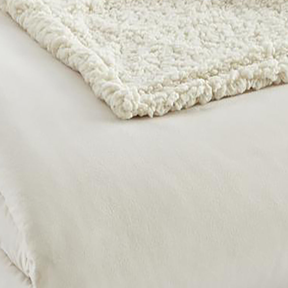 Shavel Micro Flannel High Quality Reversible Solid Patterned Luxuriously Super Soft, Comfortable & Warm Sherpa Blanket