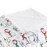 Shavel Micro Flannel High Quality Reversible Solid Patterned Luxuriously Super Soft, Comfortable & Warm Sherpa Blanket