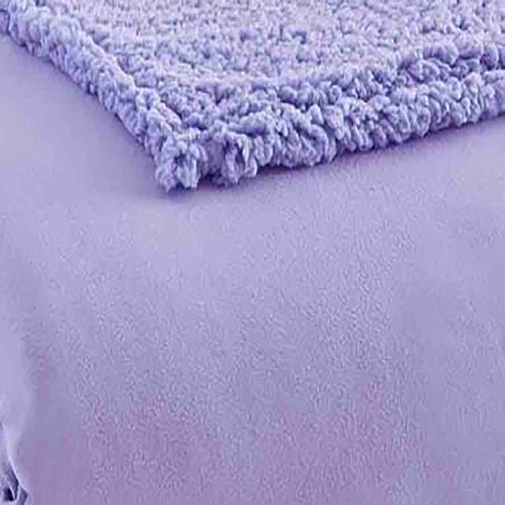 Shavel Micro Flannel High Quality Reversible Solid Patterned Luxuriously Super Soft, Comfortable & Warm Sherpa Blanket
