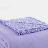 Shavel Micro Flannel High Quality Reversible Solid Patterned Luxuriously Super Soft, Comfortable & Warm Sherpa Blanket