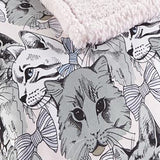 Shavel Micro Flannel High Quality Reversible Solid Patterned Luxuriously Super Soft, Comfortable & Warm Sherpa Blanket