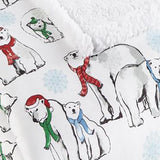 Shavel Micro Flannel High Quality Reversible Solid Patterned Luxuriously Super Soft, Comfortable & Warm Sherpa Blanket