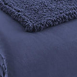 Shavel Micro Flannel High Quality Reversible Solid Patterned Luxuriously Super Soft, Comfortable & Warm Sherpa Blanket