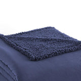 Shavel Micro Flannel High Quality Reversible Solid Patterned Luxuriously Super Soft, Comfortable & Warm Sherpa Blanket