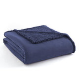 Shavel Micro Flannel High Quality Reversible Solid Patterned Luxuriously Super Soft, Comfortable & Warm Sherpa Blanket