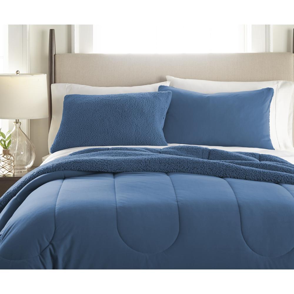 Shavel Home Products - Micro Flannel Reverse to  Comforter Set