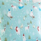 Shavel Micro Flannel Printed Sheet Set - Fun in the Snow