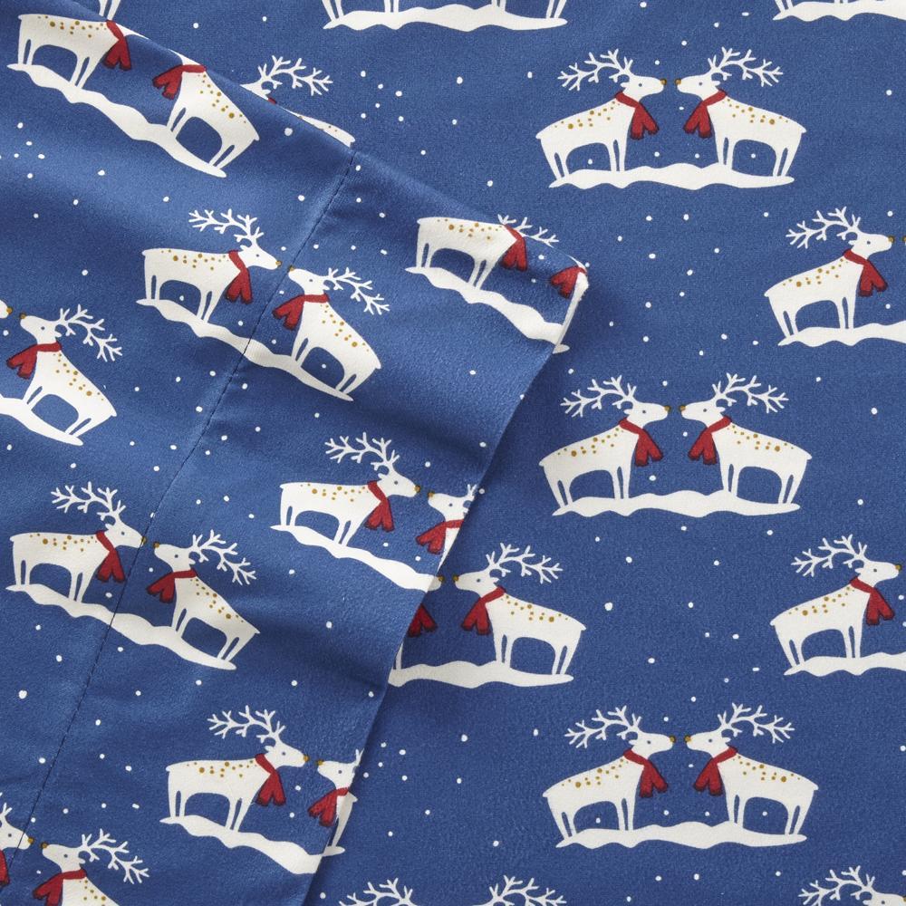 Shavel Home Products - Micro Flannel Printed Deep-Pocket Sheet Set