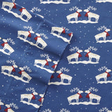 Shavel Home Products - Micro Flannel Printed Deep-Pocket Sheet Set