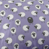 Shavel Micro Flannel Printed Sheet Set - Sheep Lavender