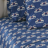 Shavel Home Products - Micro Flannel Printed Deep-Pocket Sheet Set