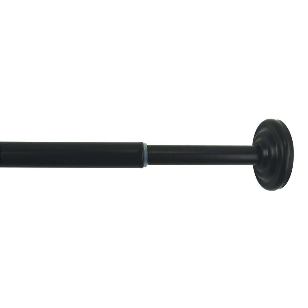 Versailles 1/2" Diameter Mini Tension Rod - Black
