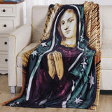 Plazatex Mary Micro plush Decorative All Season Multi Color 50" X 70" Throw Blanket