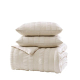 The Nesting Company Elm 3 Piece Comforter Set - Taupe