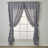 SKL Home By Saturday Knight Ltd Sarah Window Curtain Panel Pair - 2-Pack - Gray