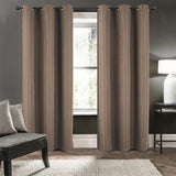RT Designers Collection Barron 100% Blackout Grommet Curtain Panel 54" x 90" Taupe