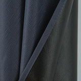 RT Designers Collection Barron Two Pack Premium Grommet Curtain Panel 54" x 84" Charcoal