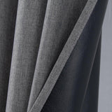 RT Designers Collection Cabana 100% Blackout Grommet Curtain Panel 54" x 90" Charcoal