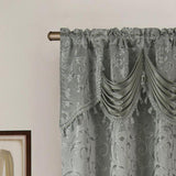 Franklin 2-Piece Rose Grommet Curtain 54" x 84" by Rt Designers Collection