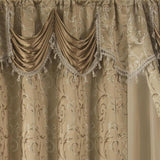 Franklin 2-Piece Rose Grommet Curtain 54" x 84" by Rt Designers Collection