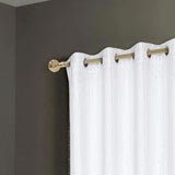 Iceland Metallic Grommet Curtain Panel White by RT Designers Collection