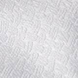Lido Matte Embossed Blackout Grommet Curtain 38" x 95" White by Rt Designers Collection