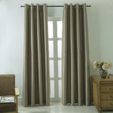 RT Designers Collection Shelton Faux Silk Single Curtain Panel With 8 Grommets - 54x84