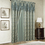 RT Designers Collection Stockton Premium Two Pack Double Curtain Panel 54