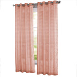 RT Designers Collection Wanda Box Voile Light Filtering One Grommet Curtain Panel 54