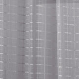 RT Designers Collection Wanda Box Voile Light Filtering One Grommet Curtain Panel 54" x 90" Charcoal