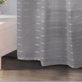 RT Designers Collection Wanda Box Voile Light Filtering One Grommet Curtain Panel 54" x 90" Silver