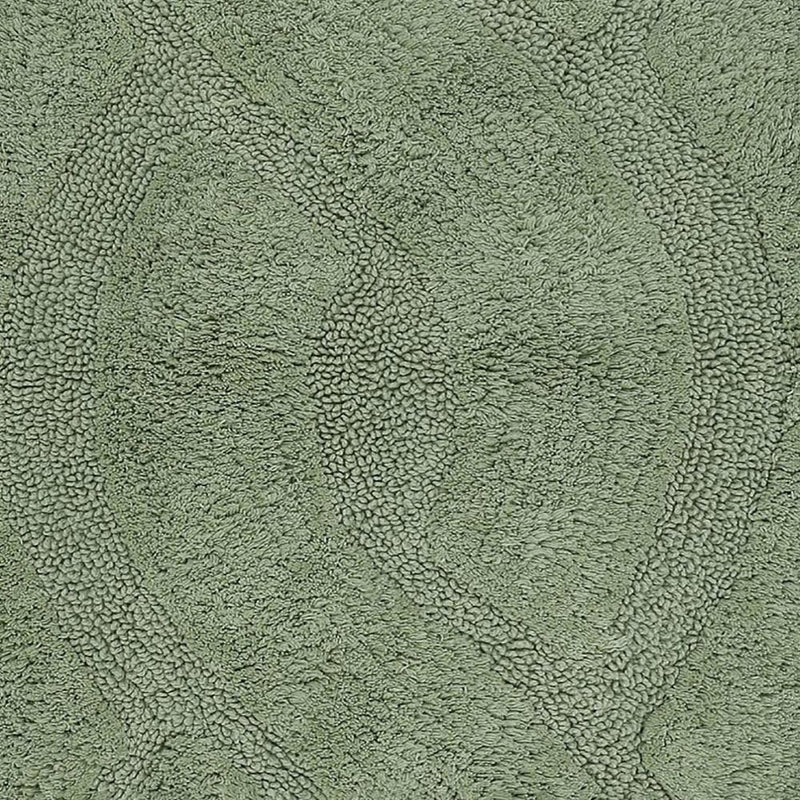 Chain Anti Skid Back Cotton Bath Rug 21" x 34" Sage by Perthshire Platinum Collection