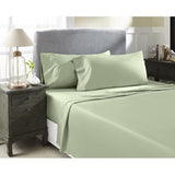 Perthshire Platinum Concepts 800 Thread Count Solid Sateen Sheet - 4 Piece Set - Celadon