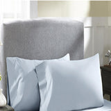 Perthshire Platinum Concepts 800 Thread Count Solid Sateen Sheet - 4 Piece Set - Lite Blue