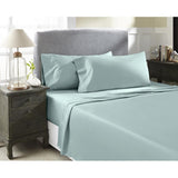 Perthshire Platinum Concepts 800 Thread Count Solid Sateen Sheet - 4 Piece Set - Ocean Blue