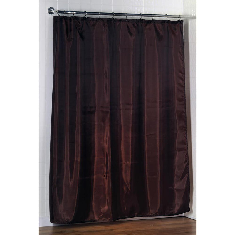 Carnation Home Fashions Standard-Sized Polyester Fabric Shower Curtain Liner - 70x72"