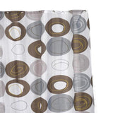 Carnation Home Fashions "Madison" Stall Size Fabric Shower Curtain 54" x 78" - Multi