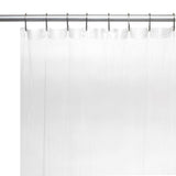 Carnation Home Fashions Shower Stall-Sized, 5 Gauge Vinyl Shower Curtain Liner - 54x78"