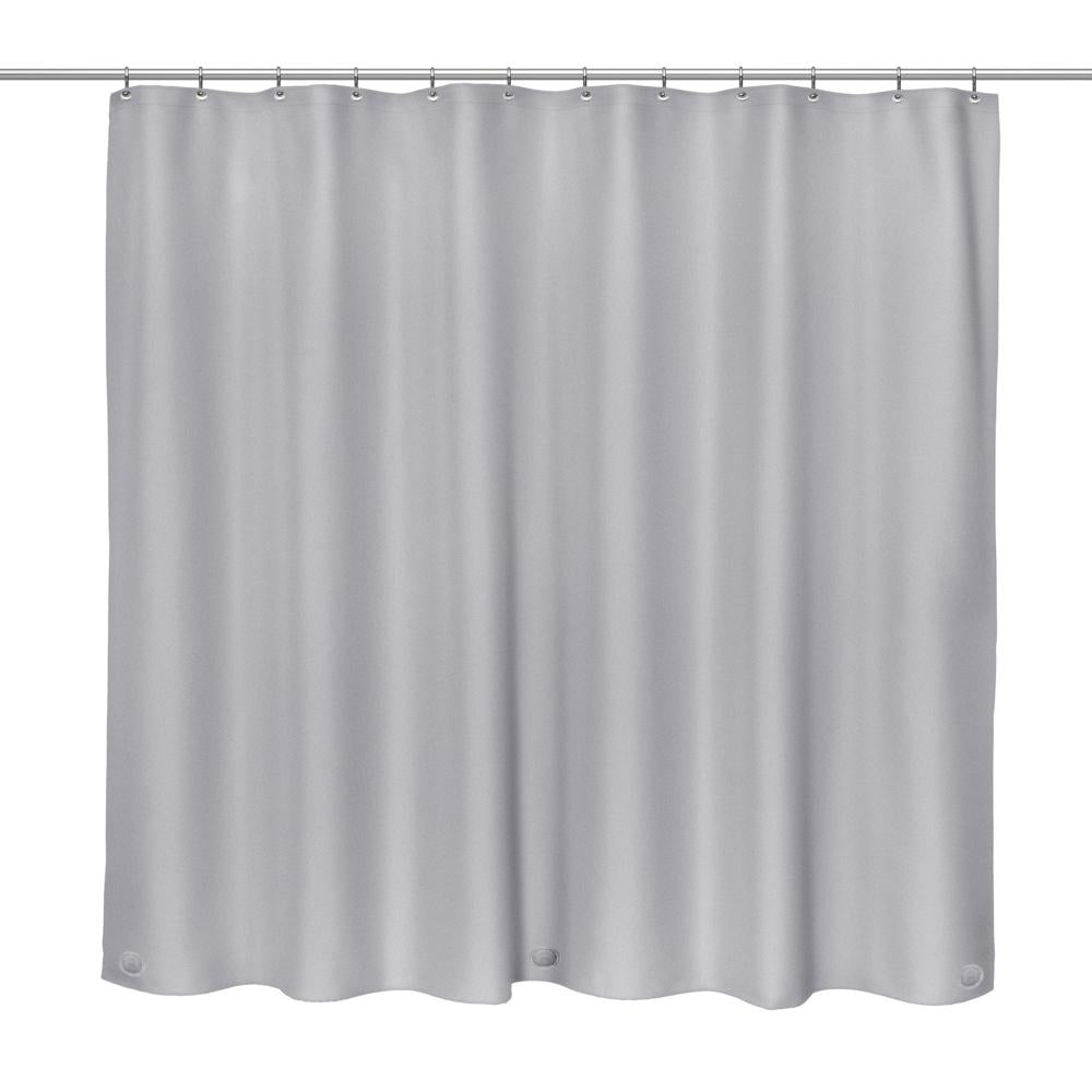 Carnation Home Fashions Standard-Sized Clean Home Peva Liner - 72x72", Grey