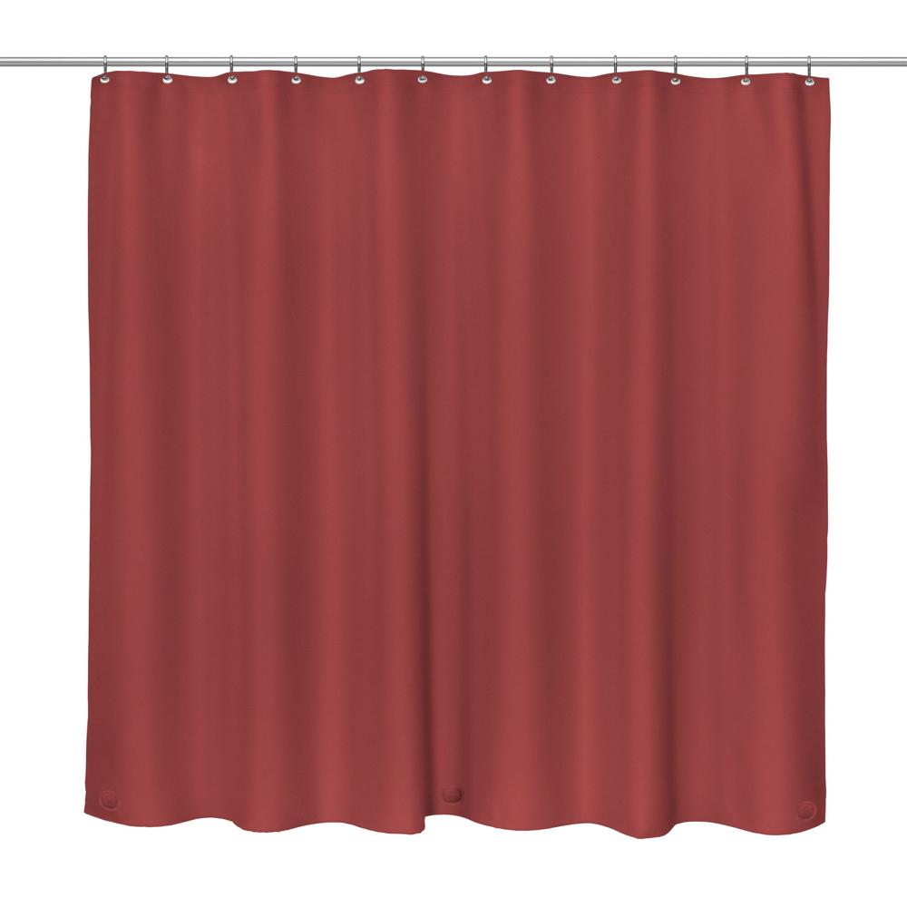 Carnation Home Fashions 2 Pack "Clean Home" Peva Liner - 72x72", Burgundy