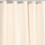 Carnation Home Fashions Pre Hooked T Waffle Weave Fabric Shower Curtain - 70x75"