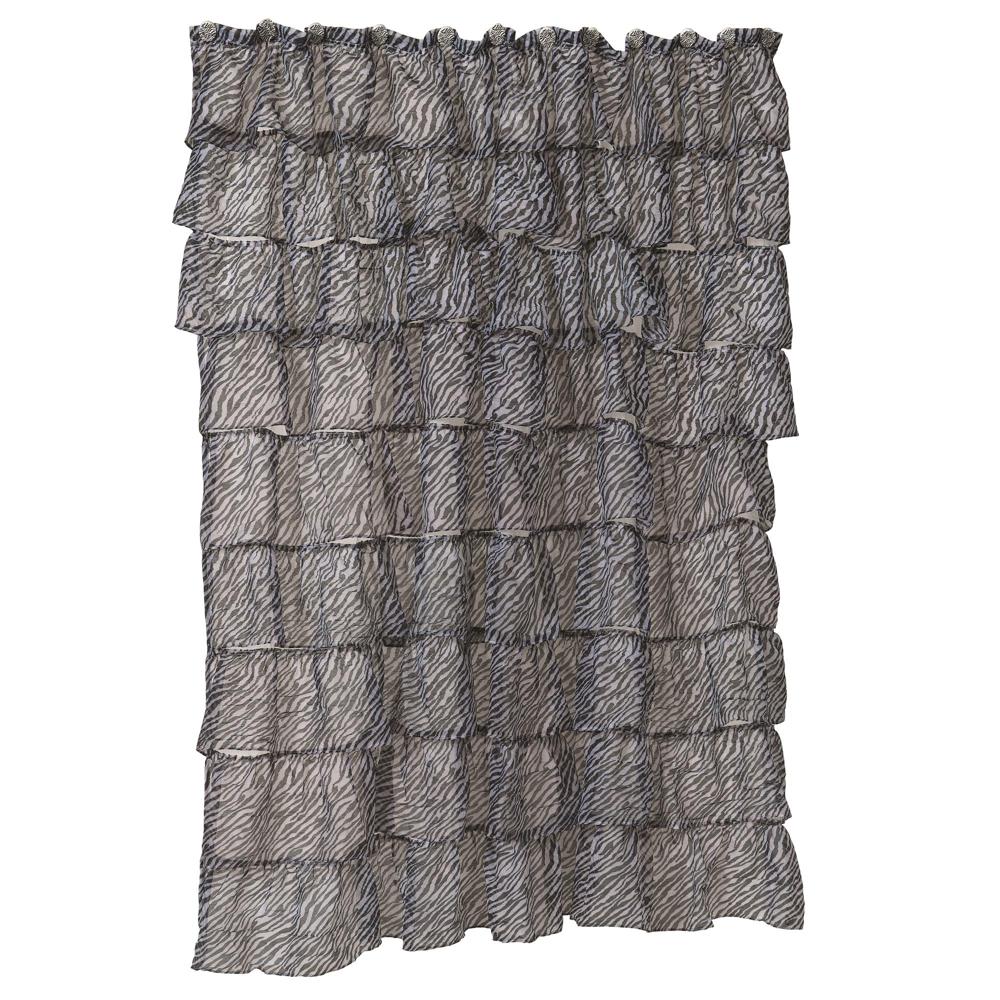 Carnation Home Fashions "Carmen" Polyester Shower Curtain - 70x72"