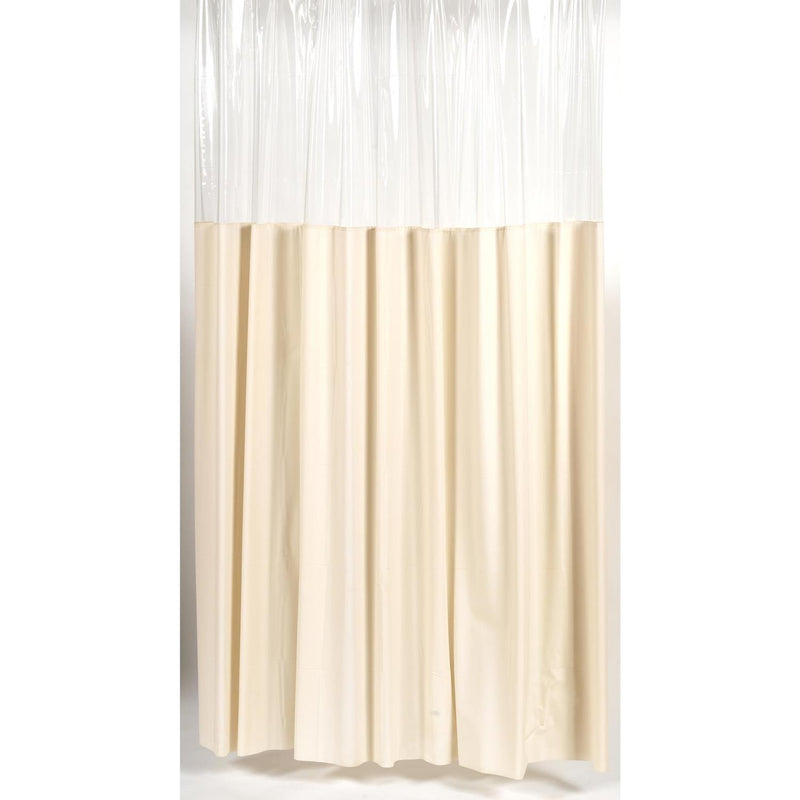 Carnation Home Fashions "Window" Vinyl Shower Curtain - 72x72"
