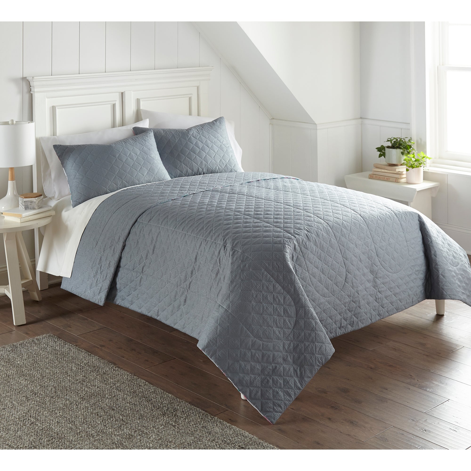Seersucker 6-in-1 Premium Quilt Set by Shavel Home Products