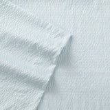 Shavel Home Products - Seersucker Solid Stylish and Modern Sheet Set
