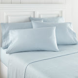 Shavel Home Products - Seersucker Solid Stylish and Modern Sheet Set